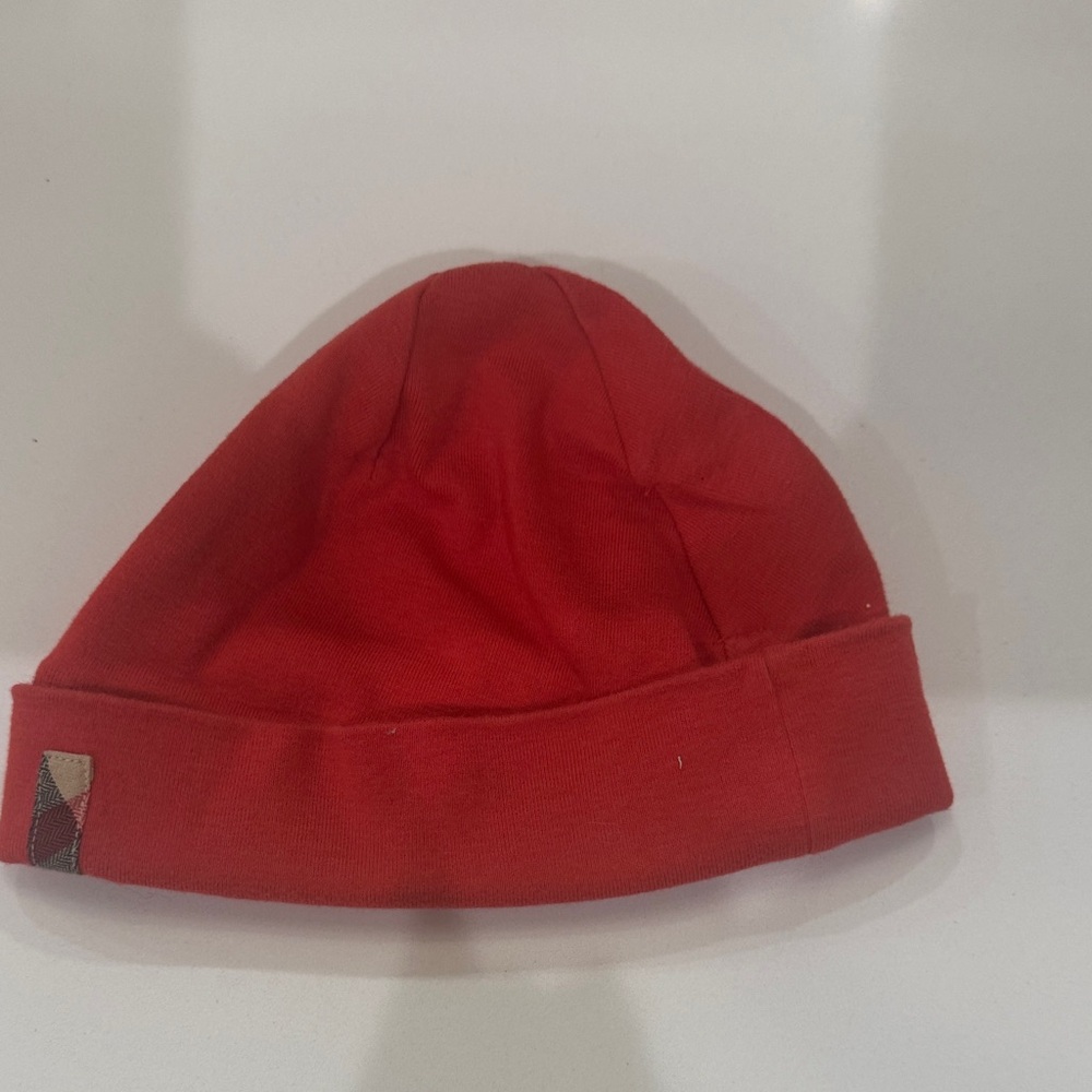 Burberry Infant Red beanie size small